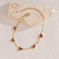 Ins Love Bracelet  Stainless Steel Dripping Heart Bracelet Fashion Valentine's Day Jewelry Gift