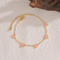 Ins Love Bracelet  Stainless Steel Dripping Heart Bracelet Fashion Valentine's Day Jewelry Gift